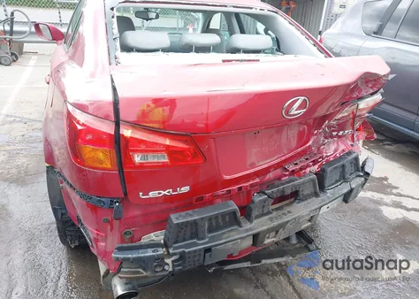 2006 Lexus Is 250 from USA, damaged, VIN JTHBK262865008848